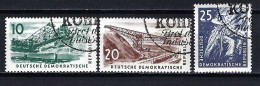 DDR Komplettsatz Mi-Nr. 569 - 571 Kohlebergbau Gestempelt (3) - Siehe Bild - Usados