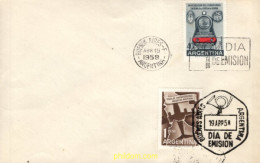 16656 MNH ARGENTINA 1958 INAUGURACION DEL FERROCARRIL YACUIBA-SANTA CRUZ - Unused Stamps