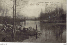 34 LAMALOU LES BAINS Rocher Des Pêcheurs Pêcheur à La Ligne VOIR DOS - Lamalou Les Bains