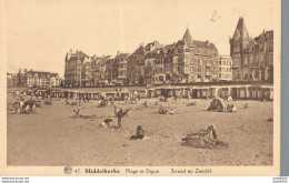 BELGIQUE MIDDELKERKE  PLAGE ET  DIGUE - Middelkerke