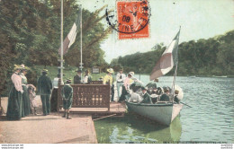 75 BOIS DE BOULOGNE L'EMBARCADERE POUR LE PASSAGE DANS L'ILE NORD - Parcs, Jardins