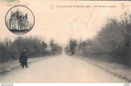 72 LE CIRCUIT DE LA SARTHE 1906 DE VIBRAYE A LAMNAY CHATEAU DE SAINT MAIXENT - Rallyes