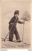 BELGIQUE LE PRINCE BAUDOUIN AUX SPORTS D'HIVER A GSTAAD JANVIER 1938 - Familles Royales