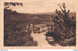 14 ENVIRONS DE PONT D'OUILLY PANORAMA SUR LA VALLEE DE L'ORNE A SAINT CHRISTOPHE - Pont D'Ouilly