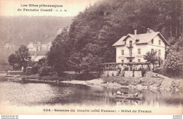 25 BASSINS DU DOUBS COTE FRANCE HOTEL DE FRANCE - Autres & Non Classés