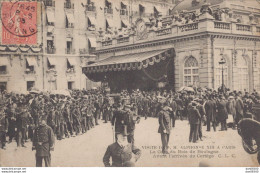 75 VISITE DE ALPHONSE XIII A PARIS LA GARE DU BOIS DE BOULOGNE AVANT L'ARRIVEE DU CORTEGE - Metro, Stations