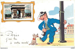 75 A PARIS J'AI BU A VOTRE SANTE ILLUSTRATION PLUS UNE PHOTO - Other & Unclassified