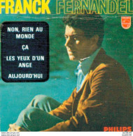 FRANCK FERNANDEL POCHETTE DE DISQUE CHROMO DE 5.5 X 5.5 CMS OFFERTE PAR LES PRODUITS PURCREM - Sonstige & Ohne Zuordnung