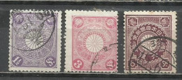 Q510K- SELLOS CLÁSICOS JAPÓN 1906 SERIE COMPLETA Nº112/114  FOTOS REALES  SE PUEDE COMPRAR VARIOS LOTES Y PAGAR UN SOLO - Used Stamps