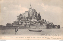 50 MONT SAINT MICHEL COTE DU SUD VUE PRISE A L'EST DE LA DIGUE - Le Mont Saint Michel