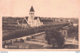 BELGIQUE KNOCKE ZOUTE EGLISE ET VILLAS - Knokke