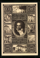 AK Häuser Von Ludwig Van Beethoven In Baden, Heiligenstadt, Nussdorf Und Moedling  - Artistes