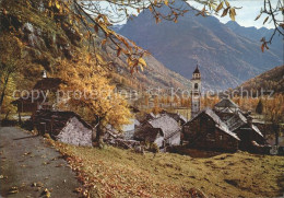 11877226 Sonogno Dorfpartie Mit Kirche Sonogno - Sonstige & Ohne Zuordnung