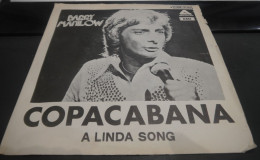 *  (vinyle - 45t) - Barry MANILOW  - COPACABANA / A LINDA SONG - Other - English Music