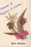 SOUVENIR De LUCHON Porte Bonheur Fleurs Sechées - Luchon