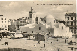 ALGERIE - ALGER - 194 - Mosquée El-Djedid Et Place Du Gouvernement - Collection Régence A.L. édit. Alger (Leroux) - - Algerien