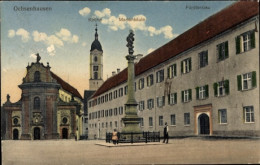 CPA Ochsenhausen In Württemberg, Kirche, Mariensäule, Fürstenbau - Other & Unclassified