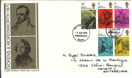 GRANDE BRETAGNE Ca.1970: FDC - 1952-1971 Dezimalausgaben (Vorläufer)