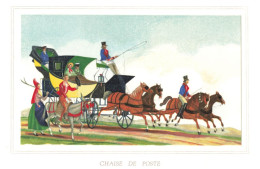 Henry LEMARIE - ILLUSTRATEUR - CHAISE DE POSTE - DILIGENCE - Carte Semi Moderne édition D' ART - Autres & Non Classés