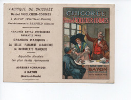 Cpa - 54 - Bayon - Belle Publicitée Chicorée Voelcker Coumes 1922 -  A VOIR - Other & Unclassified