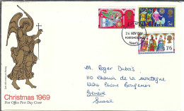 GRANDE BRETAGNE Ca.1969: FDC - 1952-1971 Em. Prédécimales