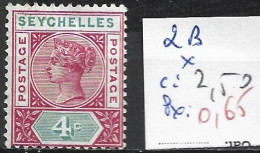 SEYCHELLES 2B * Côte 2.50 € - Seychelles (...-1976)