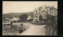 AK Abbazia, Villa Istria Con Bagno Savoia  - Croazia