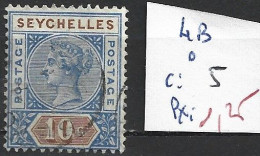 SEYCHELLES 4B Oblitéré Côte 5 € - Seychelles (...-1976)