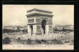 AK Paris, L`Arc De Triomphe, Triumphbogen, La Place De L`Etoile  - Autres & Non Classés