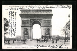 AK Paris, L`Arc De Triomphe De L'étoile  - Sonstige & Ohne Zuordnung
