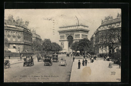 AK Paris, L`Arc De Triomphe, Triumphbogen, L`Avenue Du Bois-de-Boulogne  - Andere & Zonder Classificatie