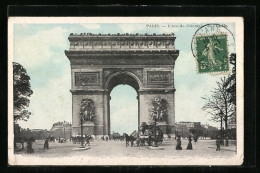 AK Paris, L`Arc De Triomphe, Triumphbogen  - Autres & Non Classés