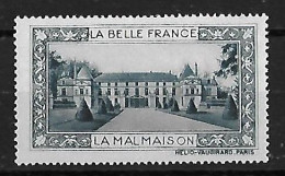 Vignette** La BELLE FRANCE - La MALMAISON - Château - Façade - - Vignetten (Erinnophilie)