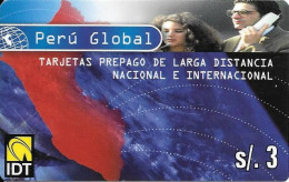 Peru: Prepaid IDT - Danercard Perú Global - Peru