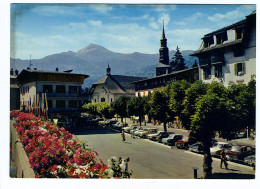 Saint-Gervais-les-Bains (Haute Savoie) - Centre Du Pays, Au Fond, Le Mont-Joly - Saint-Gervais-les-Bains