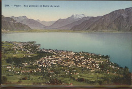 11318198 Vevey VD Vue Generale Dents Du Midi Vevey - Andere & Zonder Classificatie