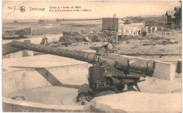 CPA Carte Postale Belgique  Zeebrugge Canon à L'entrée Du Mole  VM80678 - Zeebrugge