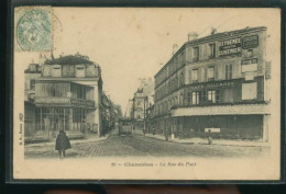 CHARENTON LA RUE DU PONT    ( MES PHOTOS NE SONT PAS JAUNES ) - Charenton Le Pont