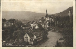 11318025 Baden AG Generalansicht Mit Limmat Baden - Sonstige & Ohne Zuordnung