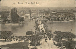 11313809 Geneve GE Vu Du Grand Quai Bateau Lac Leman Geneve - Andere & Zonder Classificatie