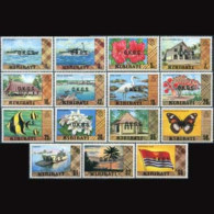 KIRIBATI 1981 - #O1-15 Scenes Unwmk Opt. Set Of 15 MNH - Kiribati (1979-...)