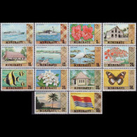 KIRIBATI 1979 - #327a-40c Scenes Missing $1 Set Of 14 MNH - Kiribati (1979-...)