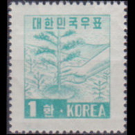 KOREA 1956 - Scott# 203A Planting Trees 1h MNH - Korea, South