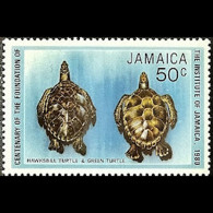 JAMAICA 1980 - Scott# 487 Turtles 50c MNH - Jamaica (1962-...)