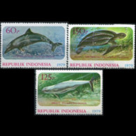 INDONESIA 1979 - Scott# 1064-6 Wildlife Set Of 3 MNH - Indonesia