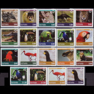 GUYANA 2014 - Scott# 4321/40 Wildlife Missing #4328 MNH - Guyane (1966-...)