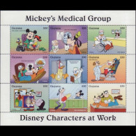 GUYANA 1995 - Scott# 2919 Sheet-Disney Medical MNH - Guyane (1966-...)