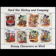 GUYANA 1995 - Scott# 2921 Sheet-Disney Hard Cap MNH - Guyana (1966-...)