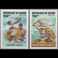 GUINEA 2006 - Scouts-Turtles Set Of 2 MNH - Guinée (1958-...)