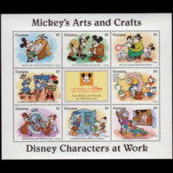GUYANA 1995 - Scott# 2918 Sheet-Disney Crafts MNH - Guyane (1966-...)